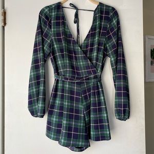 Boutique Plaid Romper